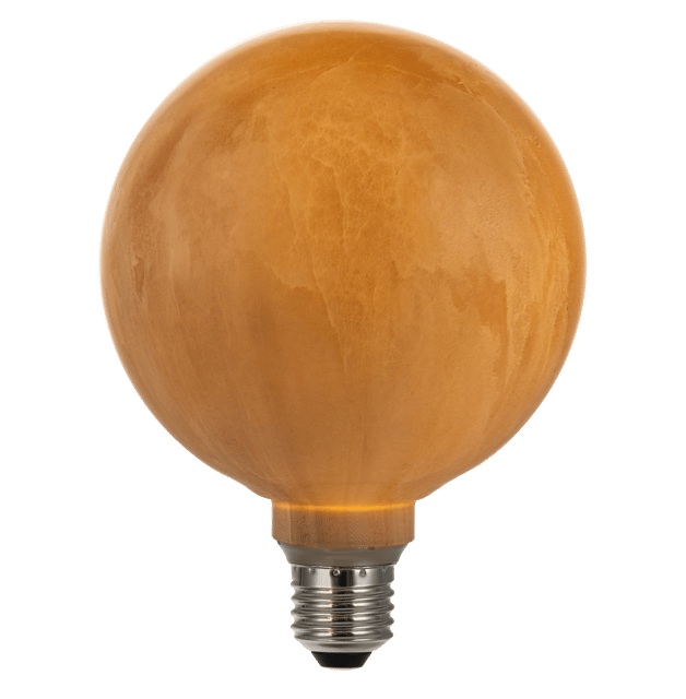 Dekorpære LED E27 globe 12,5cm 4W marmoreffekt 1