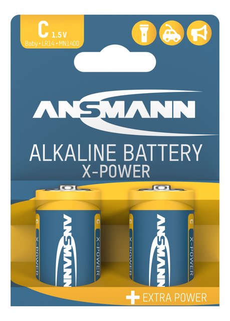 C / LR14 batteri alkaline 2pk., bilde 1 av 1