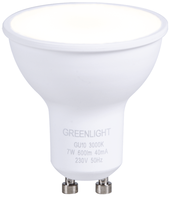 LED GU10 dag/natt sensor 600lm 7W 1