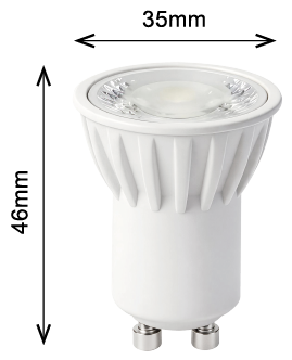 GU10 mini 3-step dimbar 360lm 4W, bilde 7 av 7
