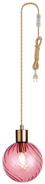 Elara pendel 16cm lilla 3
