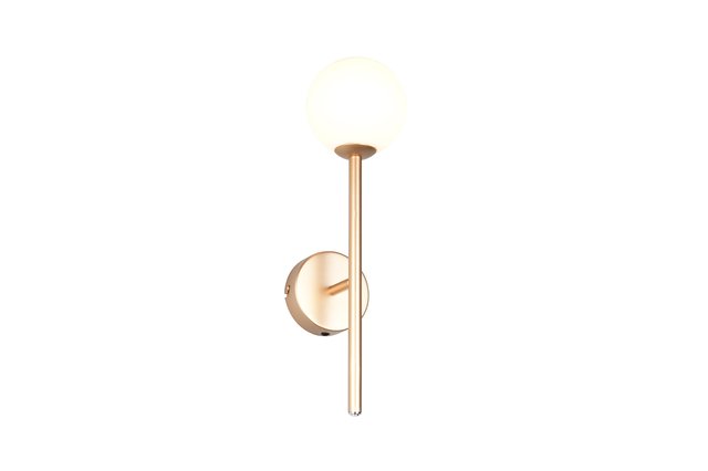 Firano vegglampe 42,5cm gull 3