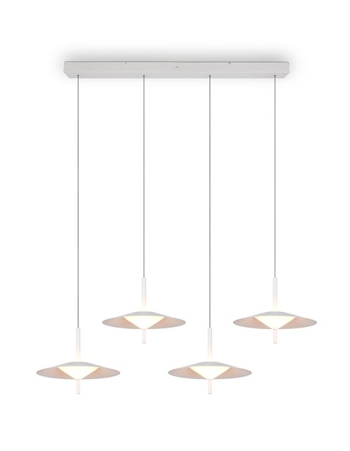 Amalo LED taklampe rekke 4lys 146cm hvit 2