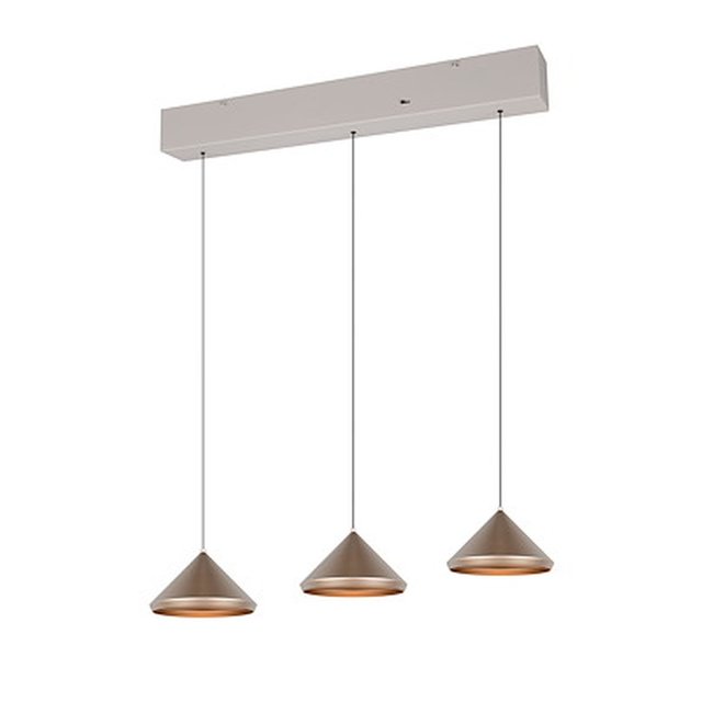 Laguna LED taklampe rekke 3lys 70cm coffee, bilde 1 av 8