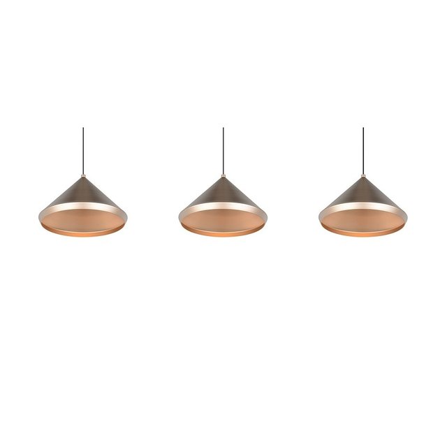 Laguna LED taklampe rekke 3lys 70cm coffee, bilde 4 av 8