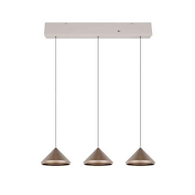 Laguna LED taklampe rekke 3lys 70cm coffee, bilde 7 av 8
