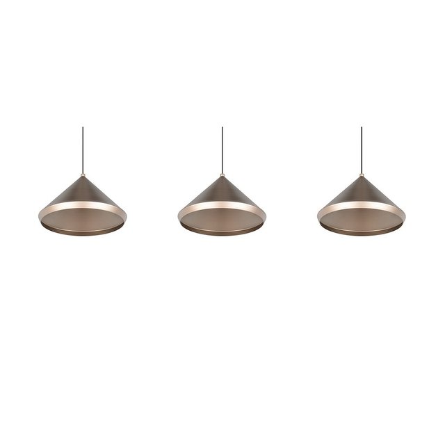 Laguna LED taklampe rekke 3lys 70cm coffee, bilde 8 av 8