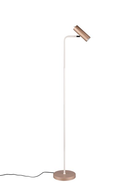 Marley leselampe gulv 151cm coffee/grå 1