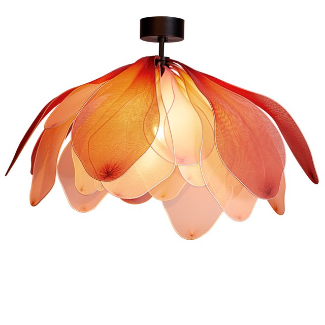 Lou Lou plafond taklampe 80cm rosa 3
