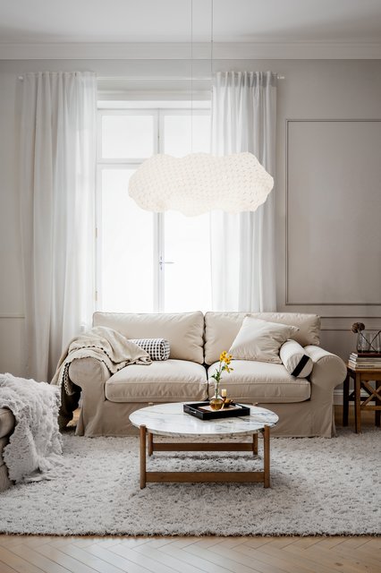 Nuevo taklampe 76cm hvit 4