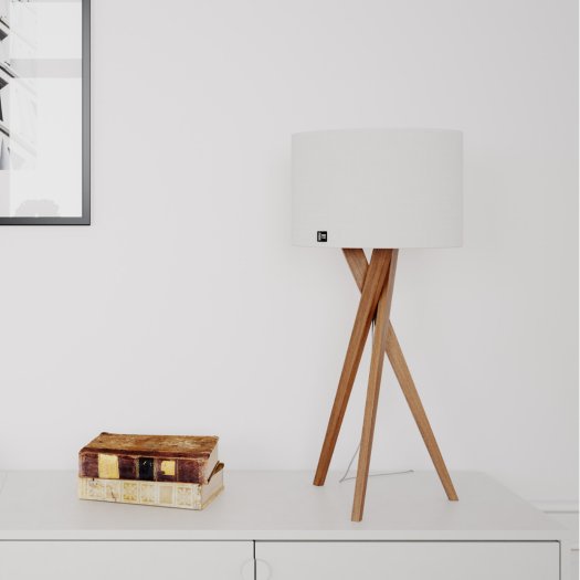 Vega bordlampe 55cm eik/hvit 1