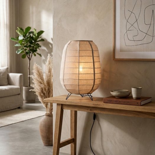 Delino gulvlampe 57cm natur 1