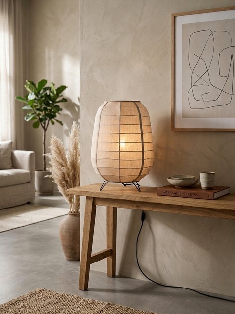 Delino gulvlampe 57cm natur 4