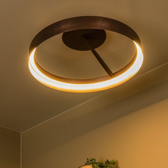 Leonard LED plafond taklampe 54,5cm coffee , bilde 1 av 8