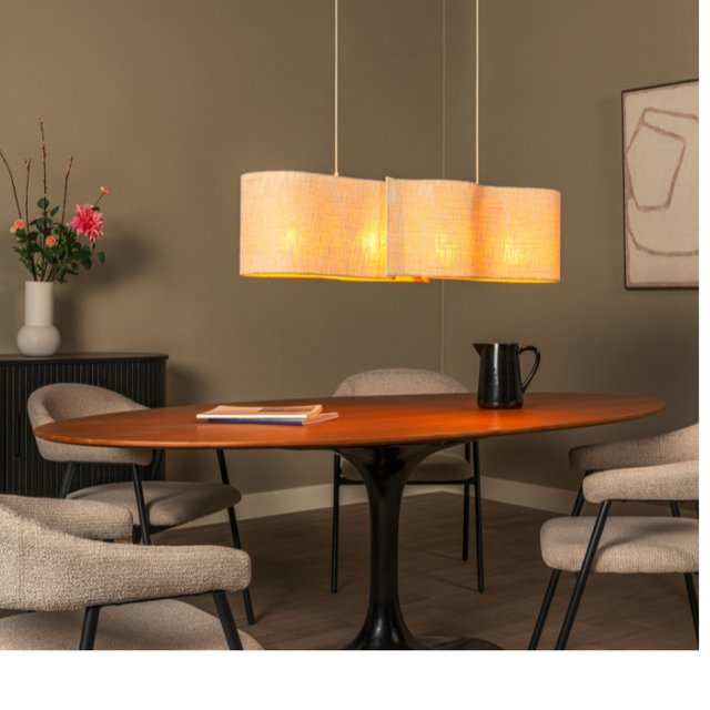 Chantal taklampe 95cm beige 1