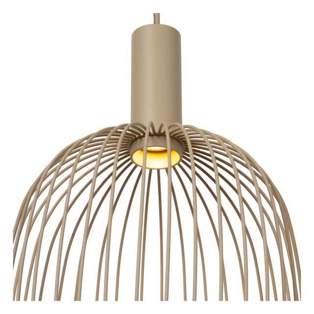 Esterel taklampe rondell 50cm beige, bilde 4 av 8