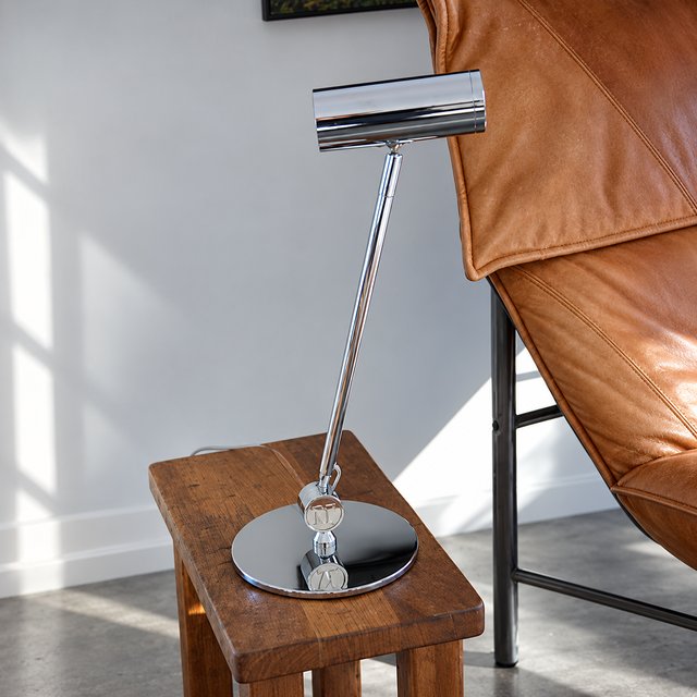 Arlo leselampe bord 52cm krom 1