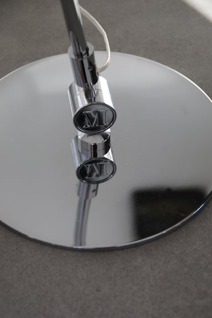 Arlo leselampe gulv 1lys 132cm krom , bilde 2 av 3