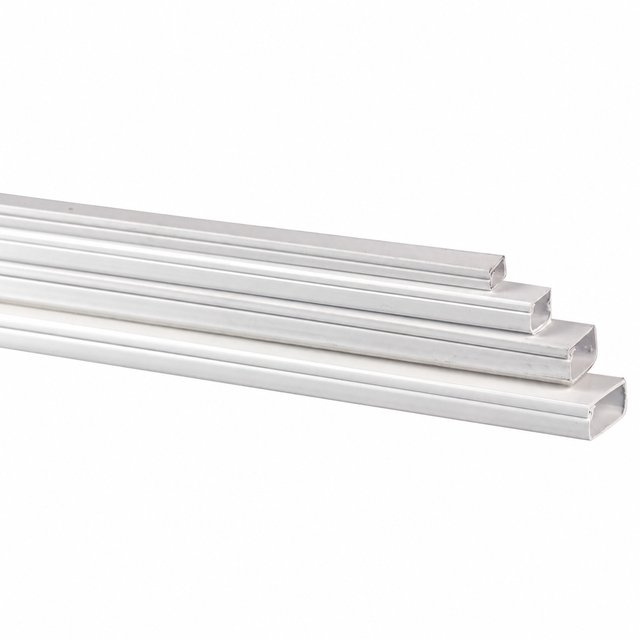 Kabelkanal 9x5mm 2m hvit, bilde 1 av 1
