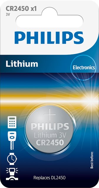 Batteri Lithium CR2450, bilde 1 av 1