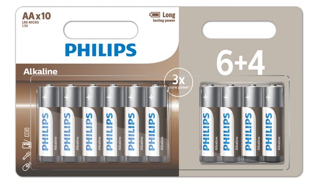Batteri Alkaline AA 10pk., bilde 1 av 1