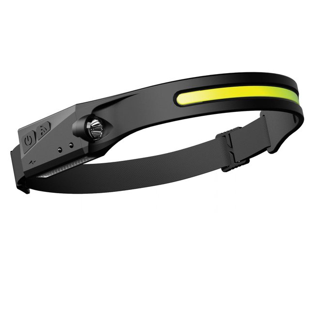 Hodelykt LED oppladbar 300lm sort 2