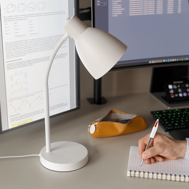 Gulliver skrivebordslampe 42cm hvit 1
