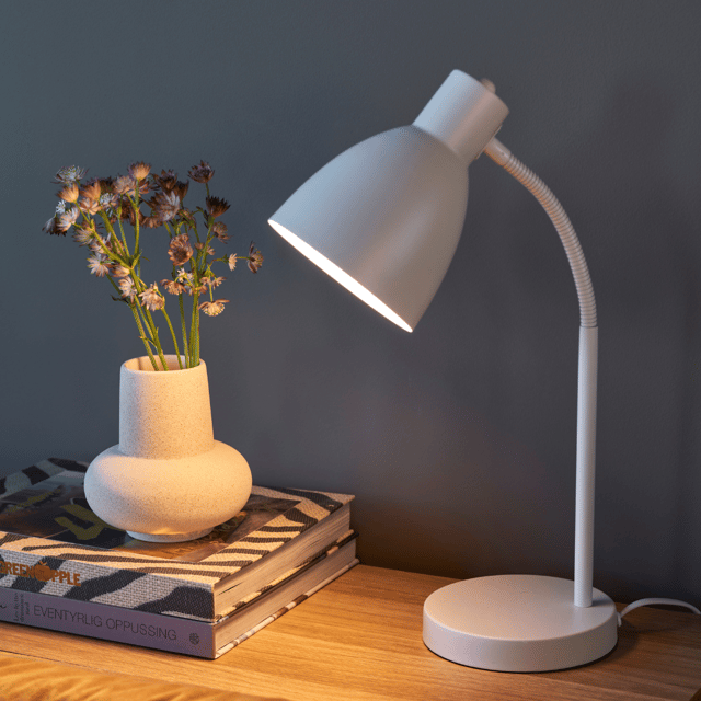 Gulliver skrivebordslampe 42cm hvit 3