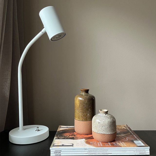 Noor II Flex skrivebordslampe 45cm hvit 2