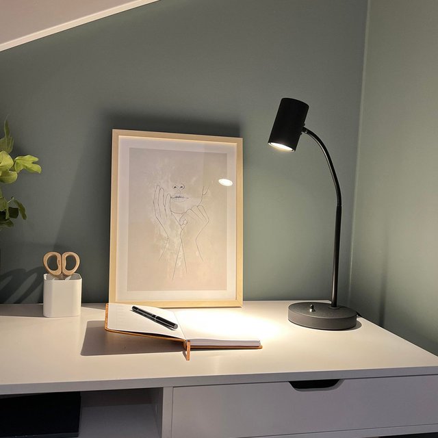 Noor II Flex skrivebordslampe 45cm sort 2