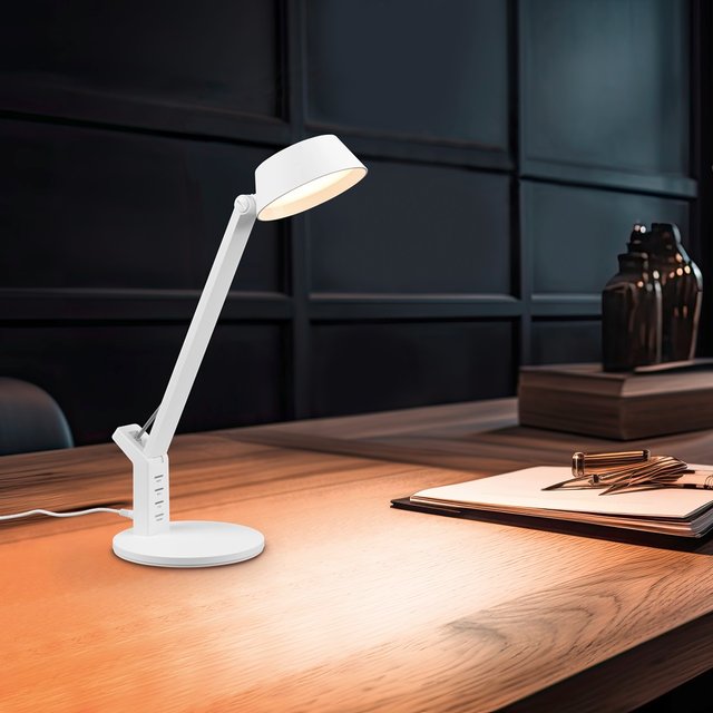 Ava LED skrivebordslampe 40cm hvit 1