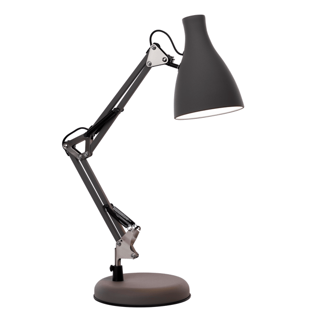 Tivoli skrivebordslampe 55cm grå