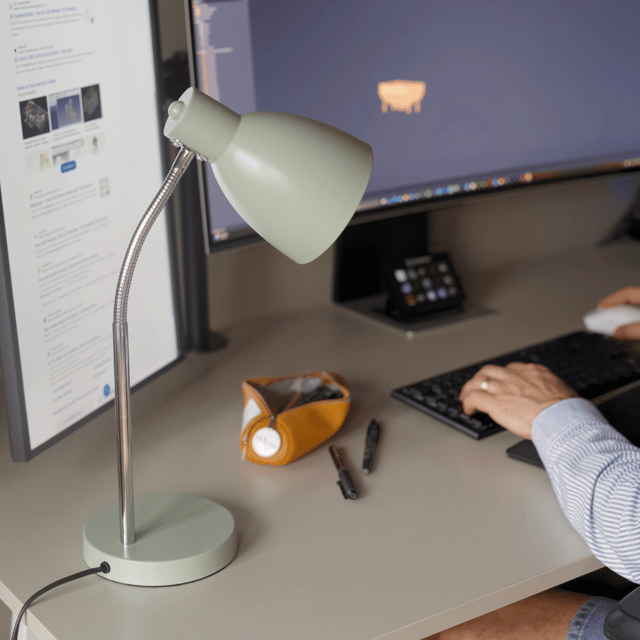 Gulliver skrivebordslampe 42cm grønn 3