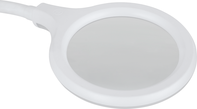 Lupelampe LED bordlampe klypefeste 56cm hvit, bilde 8 av 13