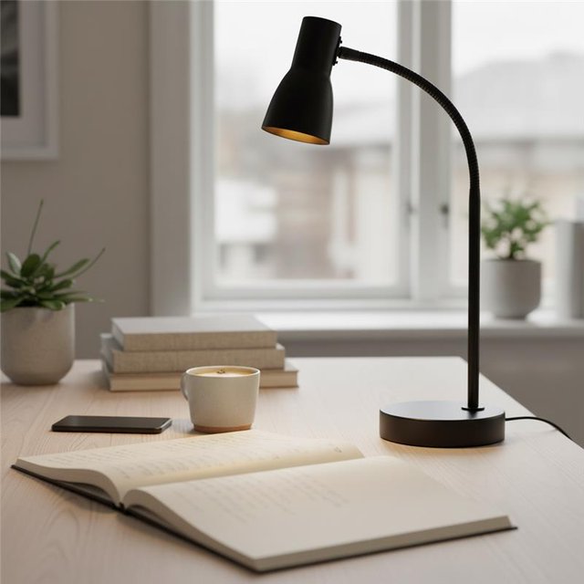 Mikes skrivebordslampe 42,5cm sort 1