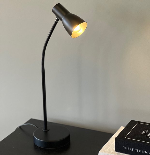 Mikes skrivebordslampe 42,5cm sort 2
