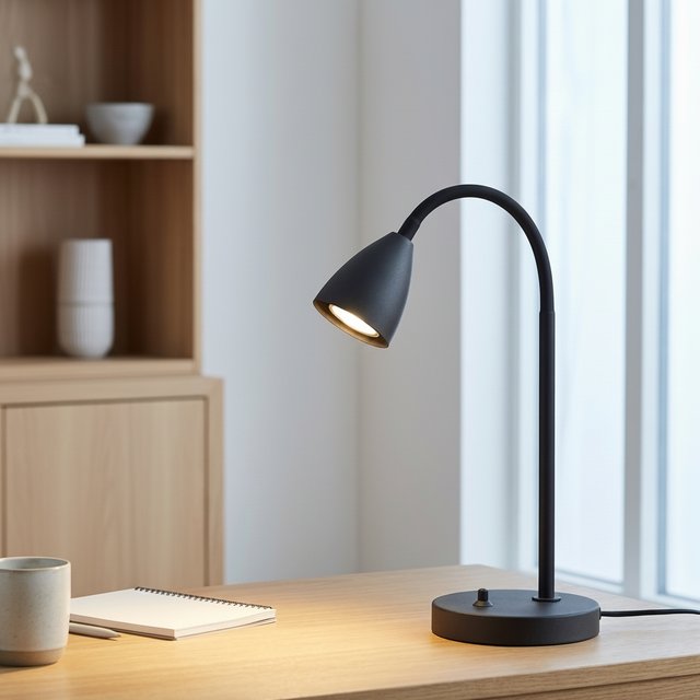 Lina skrivebordslampe 41cm sort 1