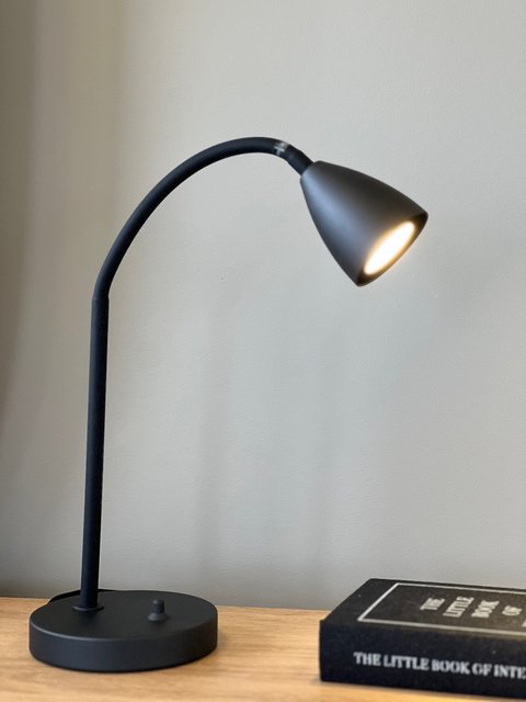 Lina skrivebordslampe 41cm sort 3