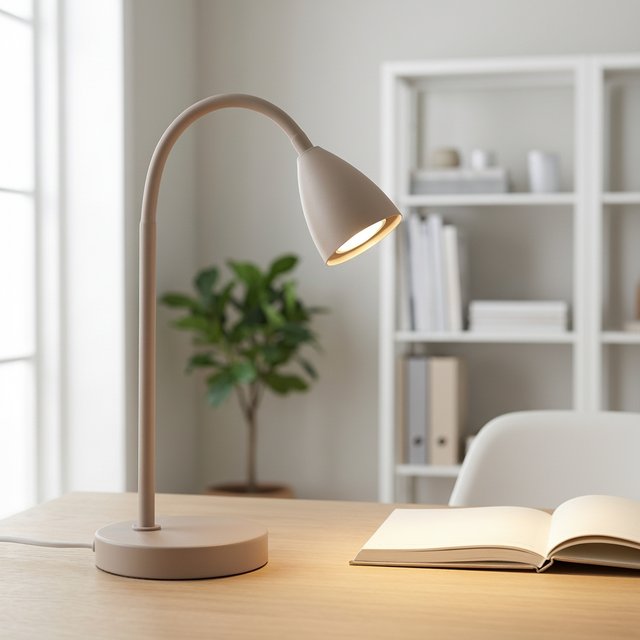 Lina skrivebordslampe 41cm beige 1