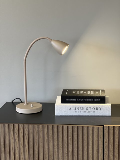 Lina skrivebordslampe 41cm beige 3