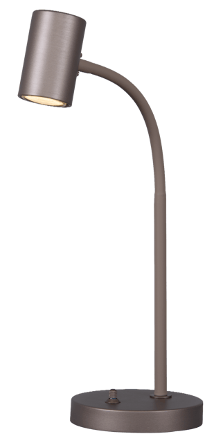 Noor II skrivebordslampe 45cm brun 2