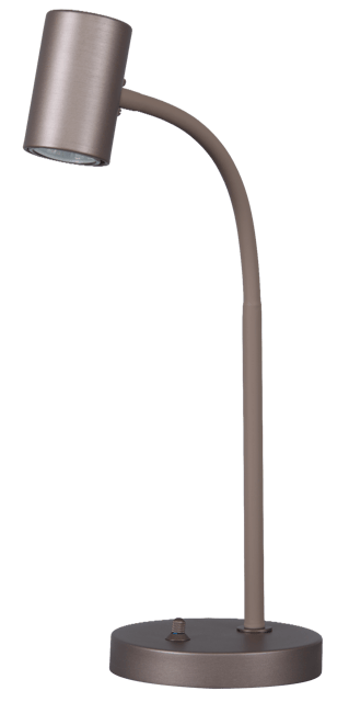 Noor II skrivebordslampe 45cm brun 3