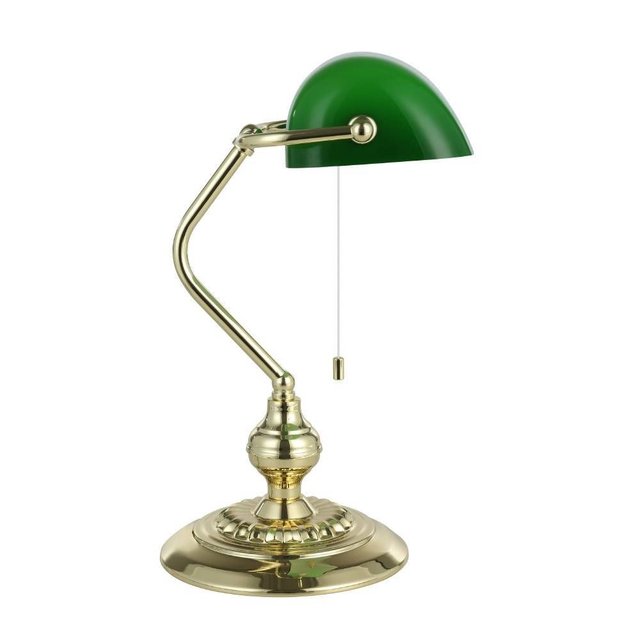 Banker skrivebordslampe 39cm grønn 2