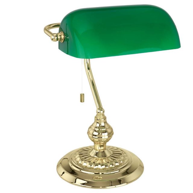 Banker skrivebordslampe 39cm grønn 3