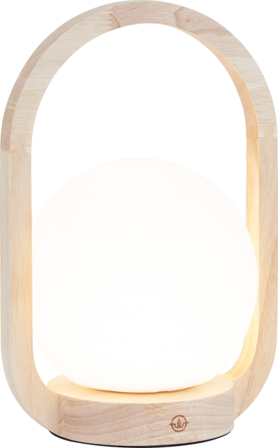 Alioth LED oppladbar bordlampe 27cm natur, bilde 6 av 7