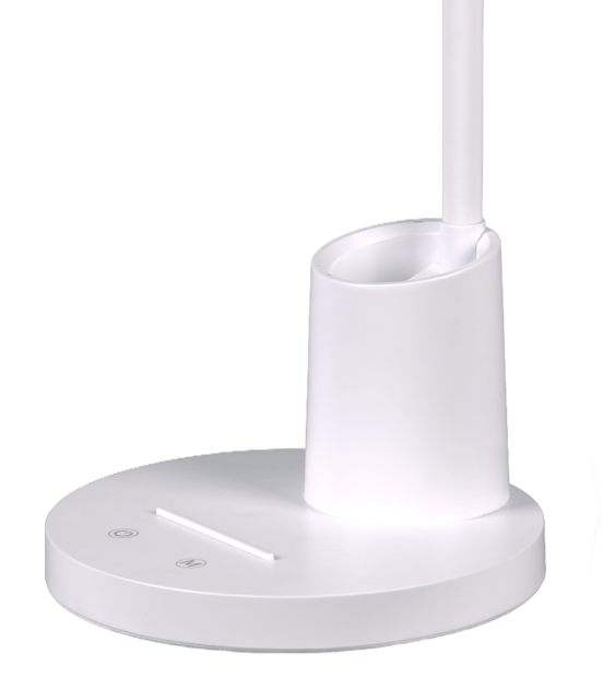 Elias LED oppladbar bordlampe 41cm hvit, bilde 5 av 7