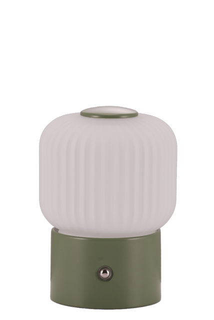 Haven Frost LED oppladbar bordlampe 14cm grønn 3