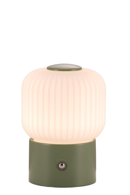 Haven Frost LED oppladbar bordlampe 14cm grønn 2