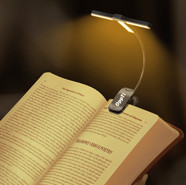 Clip Multi-light LED oppladbar boklys 31cm grå 1