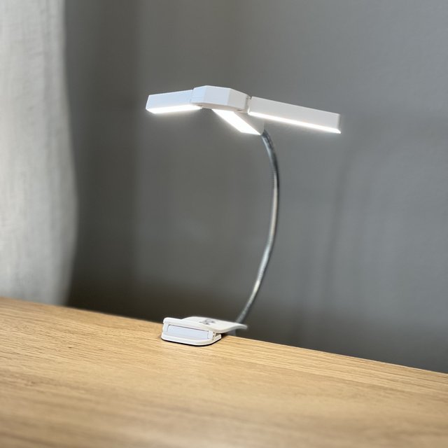 Clip Multi-light LED oppladbar boklys 31cm hvit 1